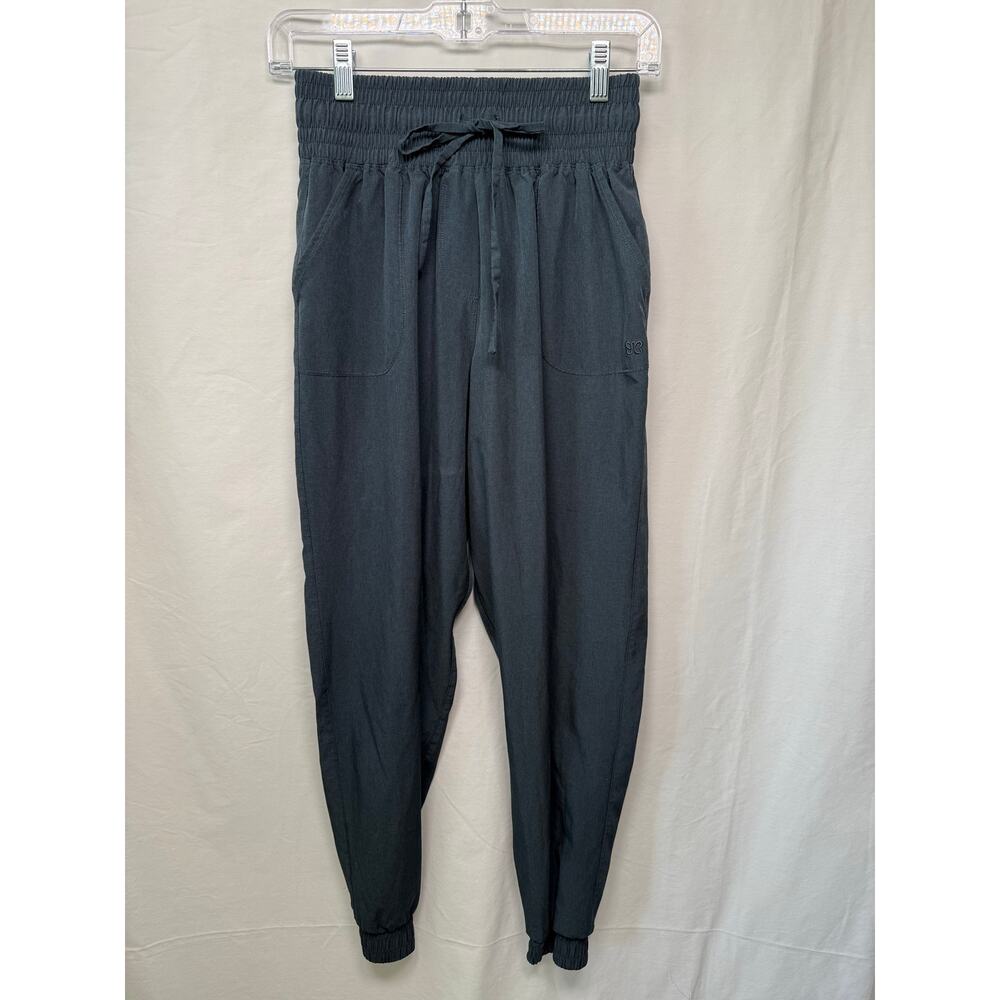 Albion Fit High Rise Jetsetter Joggers, Dark Green/Blue, Size Small